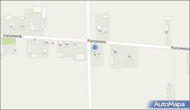 Kuczewola, Kuczewola, 5c, mapa Kuczewola