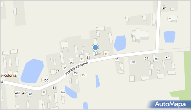 Kuczki-Kolonia, Kuczki-Kolonia, 32, mapa Kuczki-Kolonia