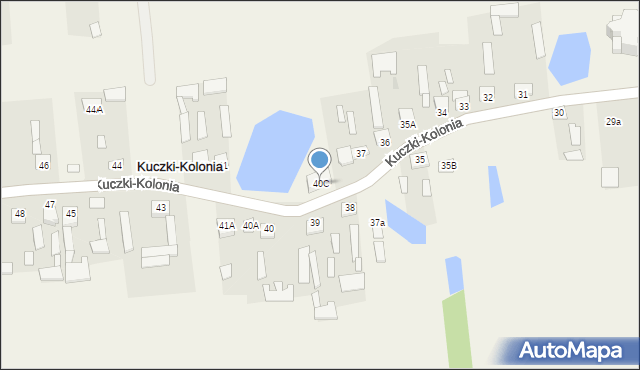 Kuczki-Kolonia, Kuczki-Kolonia, 40C, mapa Kuczki-Kolonia