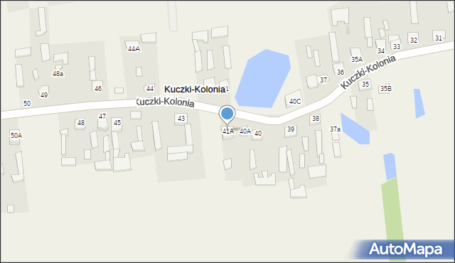 Kuczki-Kolonia, Kuczki-Kolonia, 41A, mapa Kuczki-Kolonia