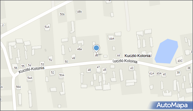 Kuczki-Kolonia, Kuczki-Kolonia, 46, mapa Kuczki-Kolonia