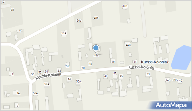 Kuczki-Kolonia, Kuczki-Kolonia, 48a, mapa Kuczki-Kolonia