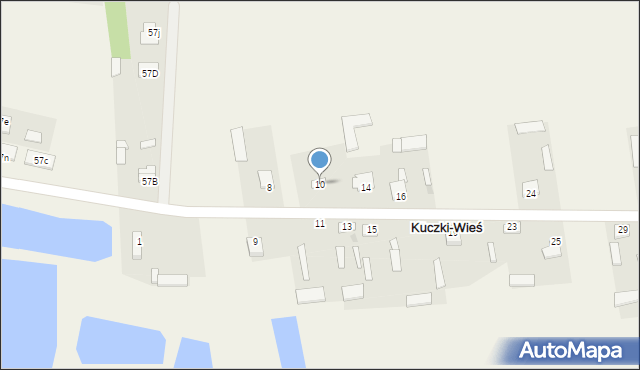 Kuczki-Wieś, Kuczki-Wieś, 10, mapa Kuczki-Wieś