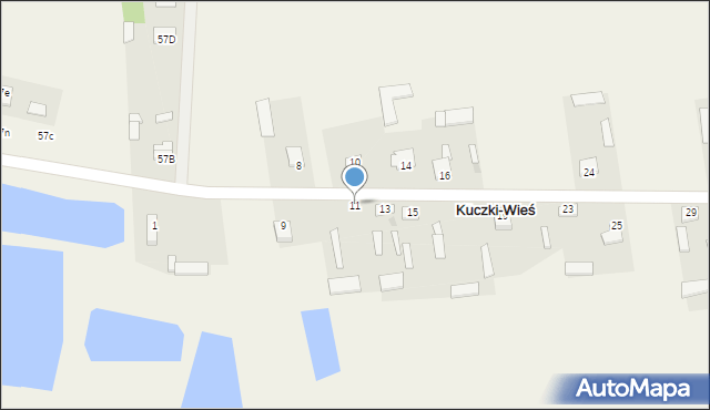 Kuczki-Wieś, Kuczki-Wieś, 11, mapa Kuczki-Wieś