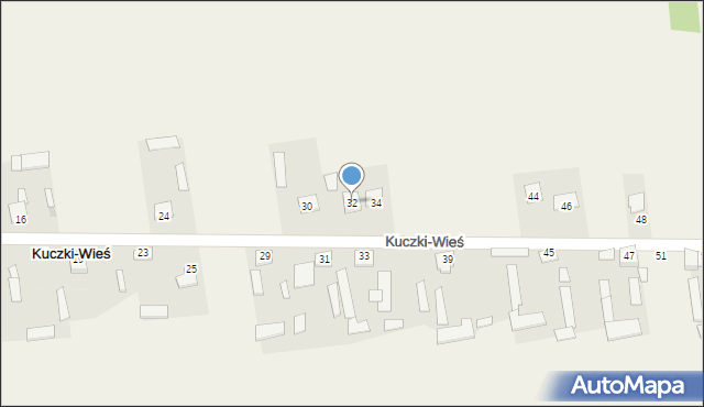 Kuczki-Wieś, Kuczki-Wieś, 32, mapa Kuczki-Wieś