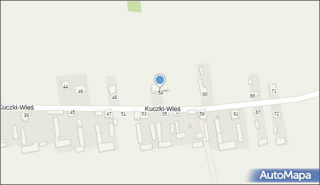 Kuczki-Wieś, Kuczki-Wieś, 54, mapa Kuczki-Wieś