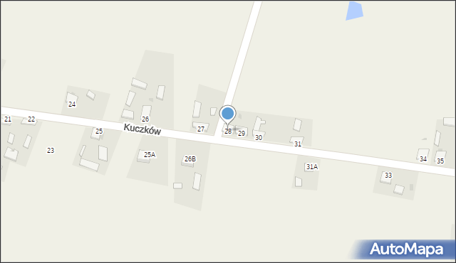 Kuczków, Kuczków, 28, mapa Kuczków