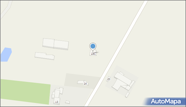 Kuczków, Kuczków, 14C, mapa Kuczków