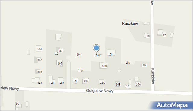 Kuczków, Kuczków, 16m, mapa Kuczków