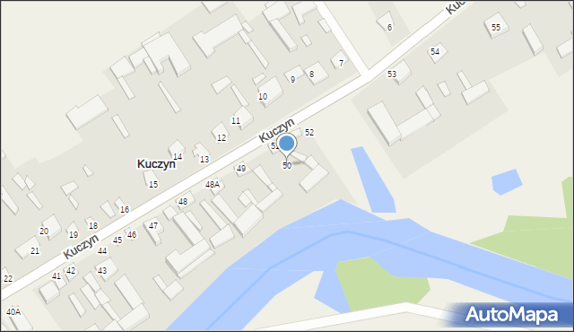 Kuczyn, Kuczyn, 50, mapa Kuczyn