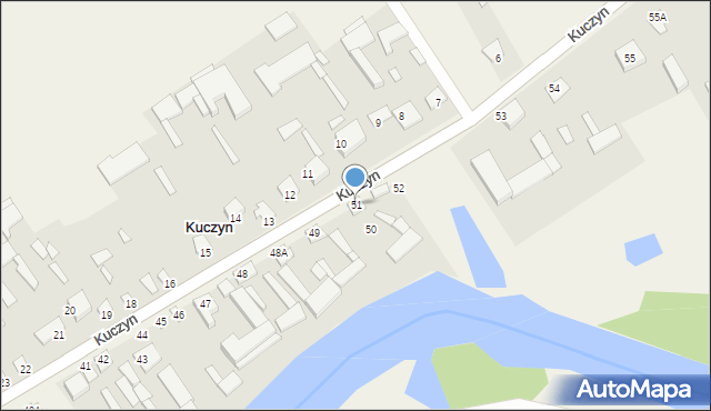 Kuczyn, Kuczyn, 51, mapa Kuczyn