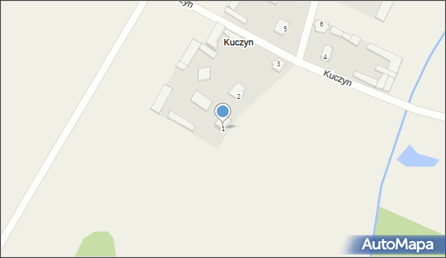 Kuczyn, Kuczyn, 1, mapa Kuczyn