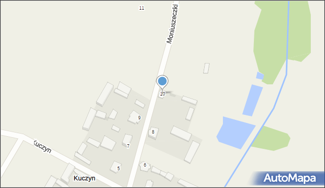 Kuczyn, Kuczyn, 10, mapa Kuczyn