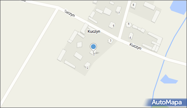 Kuczyn, Kuczyn, 2, mapa Kuczyn