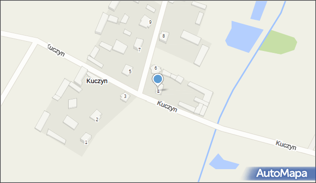 Kuczyn, Kuczyn, 4, mapa Kuczyn