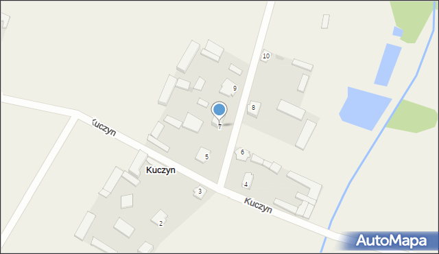 Kuczyn, Kuczyn, 7, mapa Kuczyn