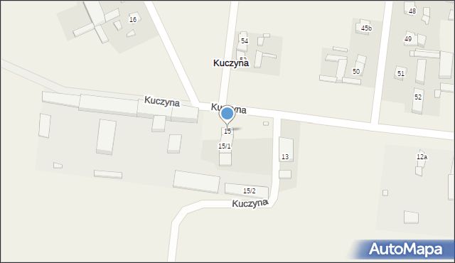 Kuczyna, Kuczyna, 15, mapa Kuczyna