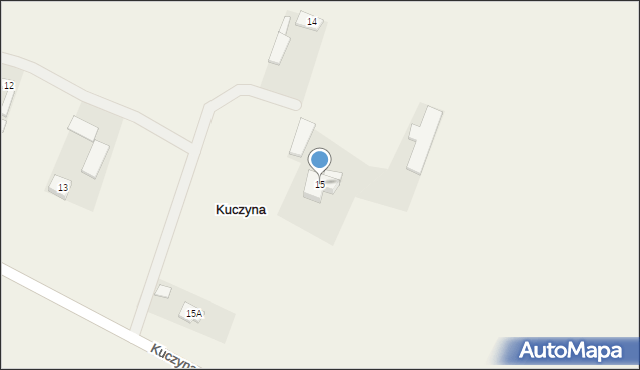 Kuczyna, Kuczyna, 15, mapa Kuczyna