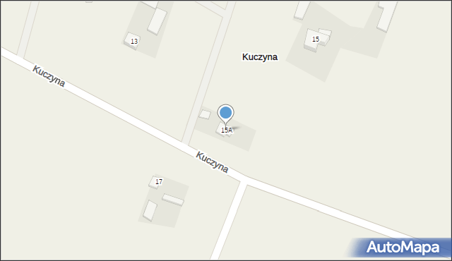 Kuczyna, Kuczyna, 15A, mapa Kuczyna
