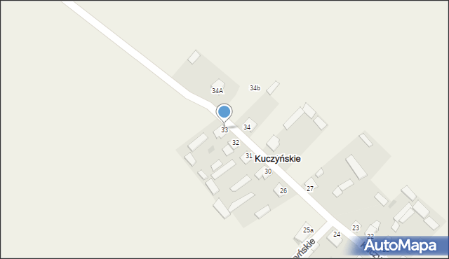 Kuczyńskie, Kuczyńskie, 33, mapa Kuczyńskie