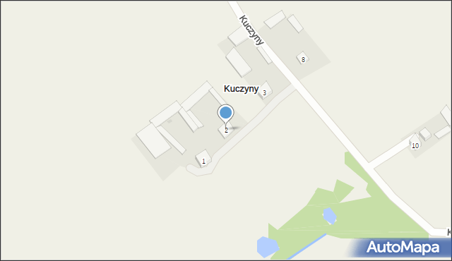 Kuczyny, Kuczyny, 2, mapa Kuczyny