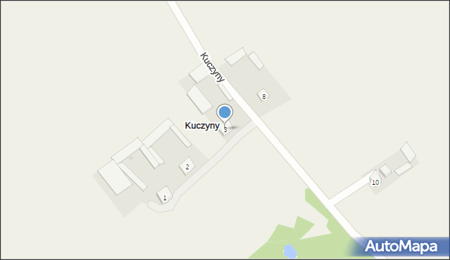 Kuczyny, Kuczyny, 3, mapa Kuczyny