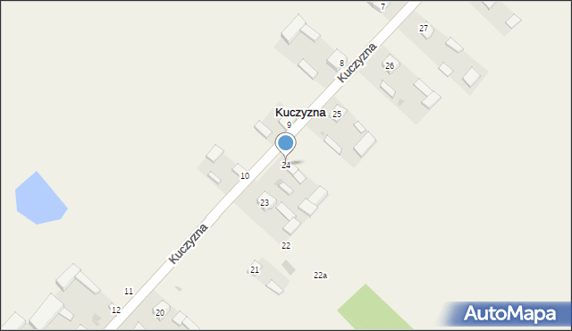 Kuczyzna, Kuczyzna, 24, mapa Kuczyzna