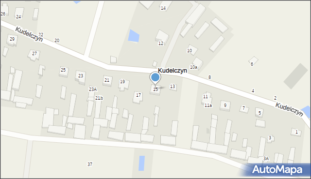 Kudelczyn, Kudelczyn, 15, mapa Kudelczyn