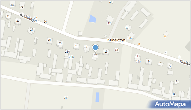 Kudelczyn, Kudelczyn, 17, mapa Kudelczyn