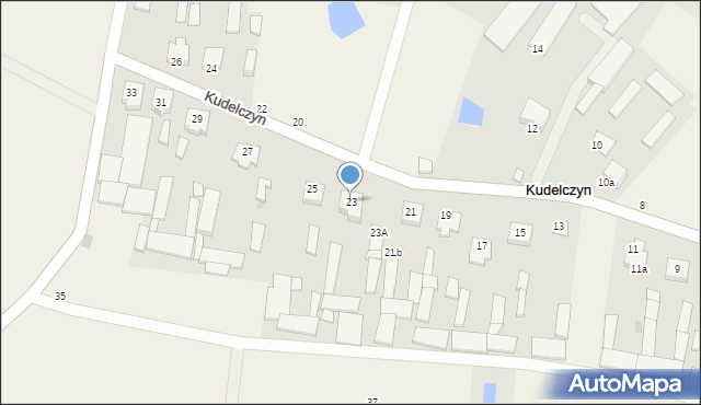 Kudelczyn, Kudelczyn, 23, mapa Kudelczyn