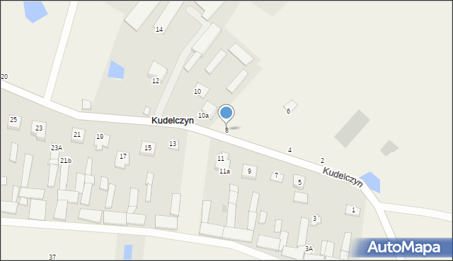 Kudelczyn, Kudelczyn, 8, mapa Kudelczyn