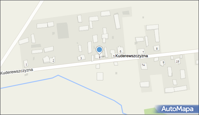 Kuderewszczyzna, Kuderewszczyzna, 4, mapa Kuderewszczyzna