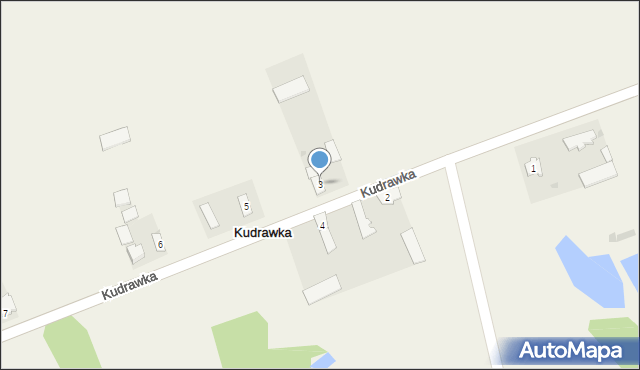 Kudrawka, Kudrawka, 3, mapa Kudrawka