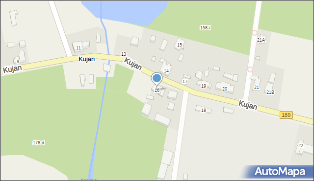 Kujan, Kujan, 16, mapa Kujan