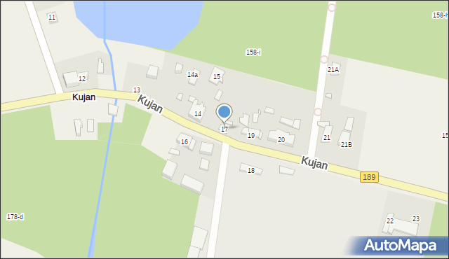 Kujan, Kujan, 17, mapa Kujan