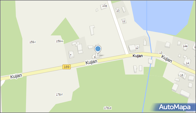 Kujan, Kujan, 9a, mapa Kujan