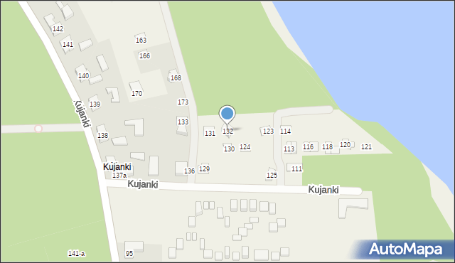 Kujan, Kujanki, 132, mapa Kujan