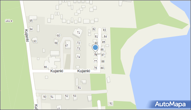 Kujan, Kujanki, 78, mapa Kujan