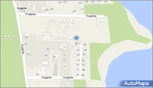 Kujan, Kujanki, 82, mapa Kujan