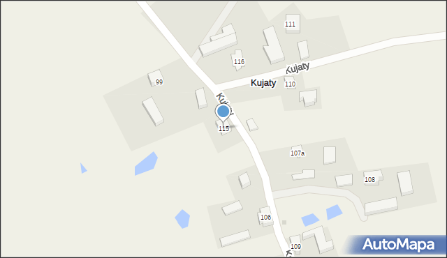 Kujaty, Kujaty, 115, mapa Kujaty