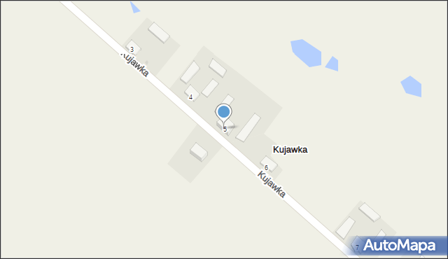 Kujawka, Kujawka, 5, mapa Kujawka