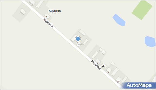 Kujawka, Kujawka, 7, mapa Kujawka