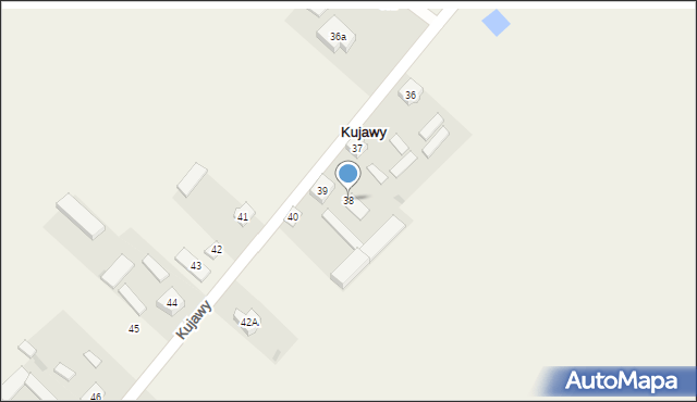 Kujawy, Kujawy, 38, mapa Kujawy