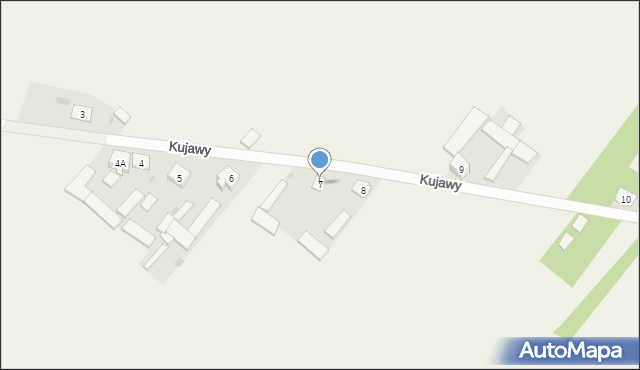 Kujawy, Kujawy, 7, mapa Kujawy