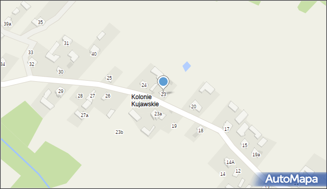 Kujawy, Kujawy, 23, mapa Kujawy