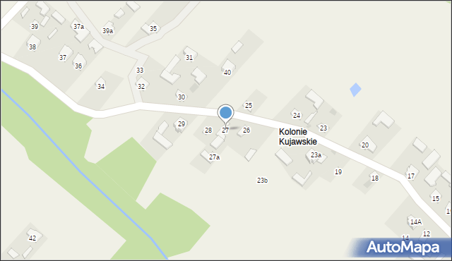 Kujawy, Kujawy, 27, mapa Kujawy