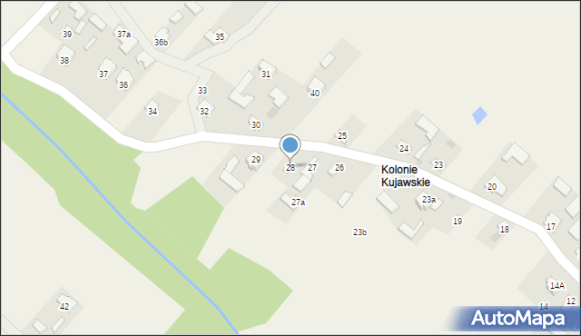 Kujawy, Kujawy, 28, mapa Kujawy