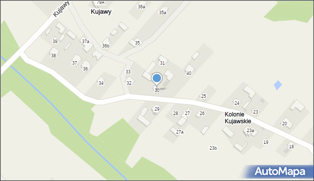 Kujawy, Kujawy, 30, mapa Kujawy