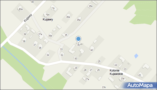 Kujawy, Kujawy, 31, mapa Kujawy