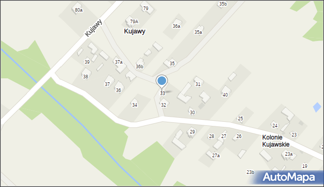 Kujawy, Kujawy, 33, mapa Kujawy